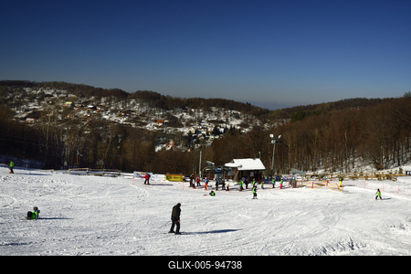 Mátraszentistváni Sípark-stock-foto