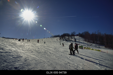 Mátraszentistváni Sípark-stock-foto