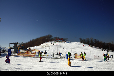 Mátraszentistváni Sípark-stock-foto