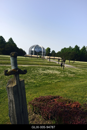 Mohácsi Történelmi Emlékhely-stock-foto
