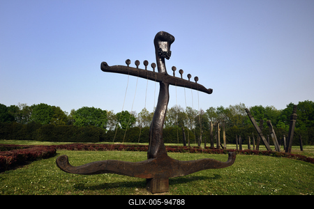 Mohácsi Történelmi Emlékhely-stock-foto