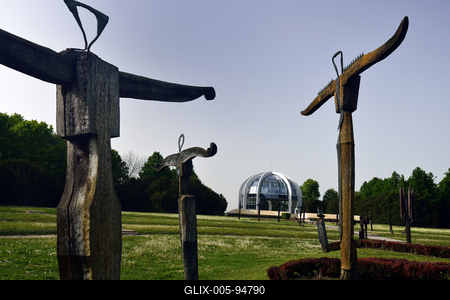 Mohácsi Történelmi Emlékhely-stock-foto