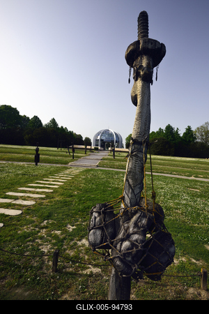 Mohácsi Történelmi Emlékhely-stock-foto