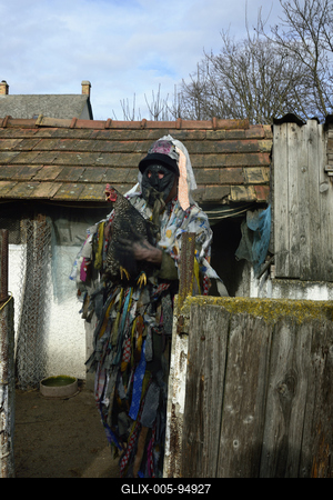Tikverőzés Mohán-stock-foto