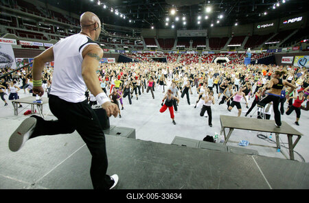FittAréna a Budapest Sportarénában-stock-foto