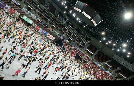 FittAréna a Budapest Sportarénában-stock-foto