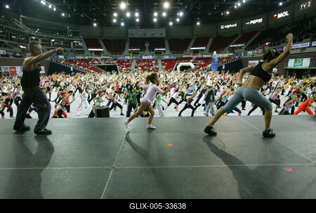 FittAréna a Budapest Sportarénában-stock-foto