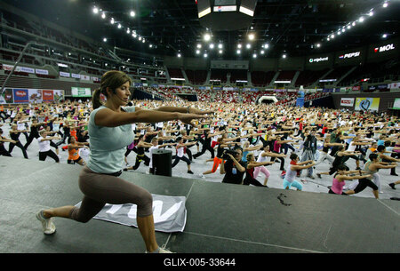 FittAréna a Budapest Sportarénában-stock-foto