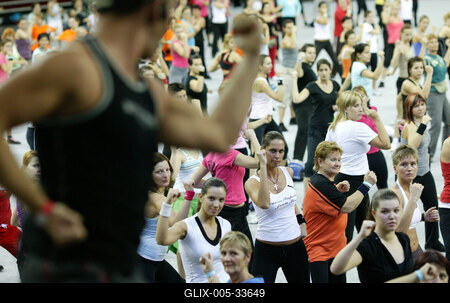 FittAréna a Budapest Sportarénában-stock-foto
