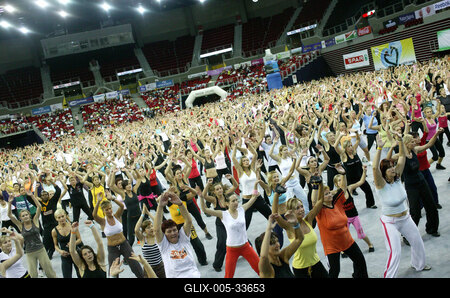 FittAréna a Budapest Sportarénában-stock-foto
