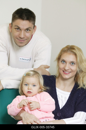 Balzsay Károly és családja-stock-foto