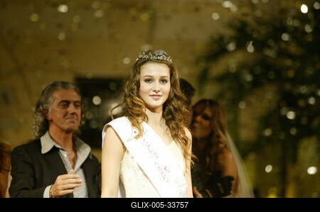 Amerikai győztes a World Top Model döntőjén-stock-foto