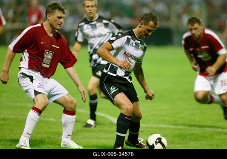 Sztárfoci jótékony célokért-stock-foto