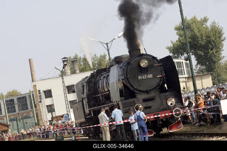 Vasúttörténeti Park-stock-foto