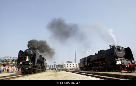 Vasúttörténeti Park-stock-foto