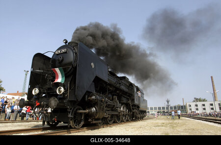 Vasúttörténeti Park-stock-foto