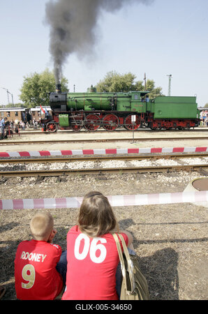 Vasúttörténeti Park-stock-foto