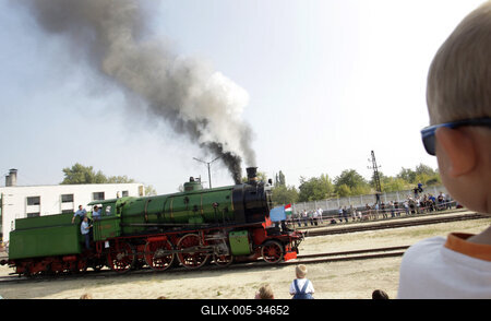 Vasúttörténeti Park-stock-foto