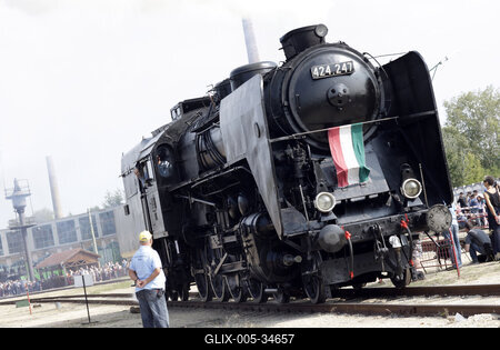 Vasúttörténeti Park-stock-foto