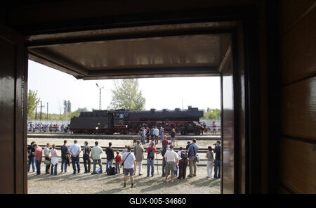 Vasúttörténeti Park-stock-foto