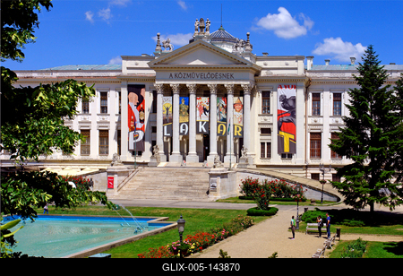 Szeged, Móra Ferenc Múzeum-stock-foto