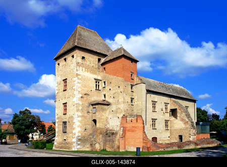 Simontornya, vár-stock-foto