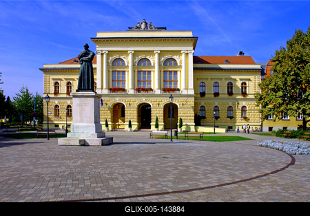 Szentes, Konferencia és Kulturális Központ-stock-foto