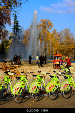 Margitsziget őszi színekben-stock-foto