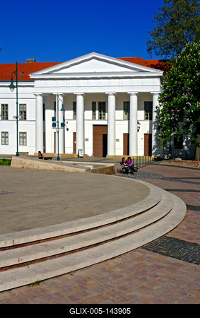 Szekszárd, Megyeháza-stock-foto