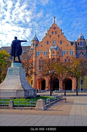 Kecskemét, Városháza-stock-foto