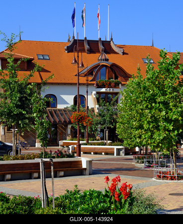 Veresegyház, Városháza-stock-foto