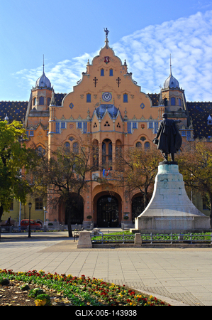 Kecskemét, Városháza-stock-foto