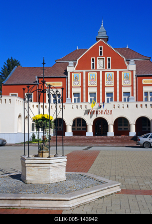 Hatvan, Városháza-stock-foto