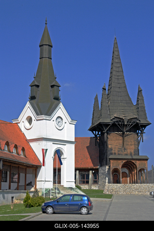 Kakasd, Faluház-stock-foto