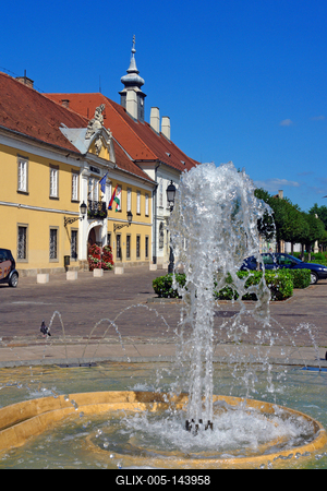 Vác, Városháza-stock-foto