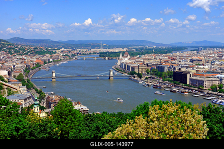 Budapesti panoráma 2-stock-foto
