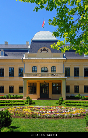 Gyula, Almássy-kastély-stock-foto