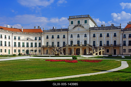 Fertőd, Esterházy-kastély-stock-foto