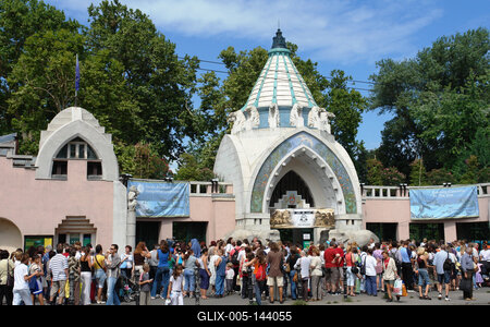Budapest, Állatkert-stock-foto