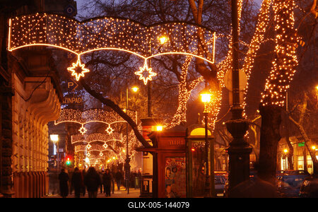 Budapest, Andrássy út-stock-foto