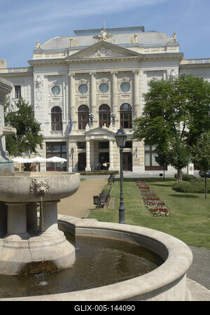 Budapest, a Budai Vigadó-stock-foto