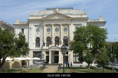 Budapest, a Budai Vigadó-stock-foto