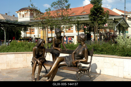 Miskolc, Szinva-terasz-stock-foto