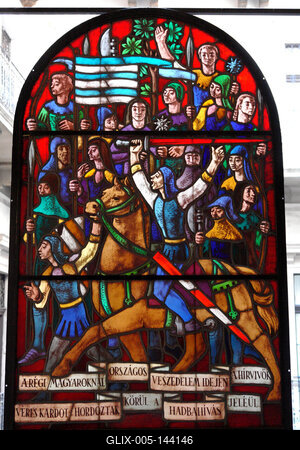 Budapest, Postamúzeum-stock-foto