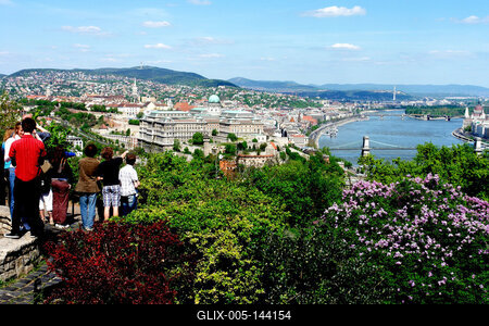 Budapesti panoráma-stock-foto