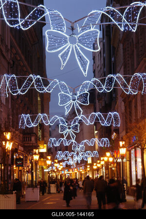 Budapest, Váci utca-stock-foto