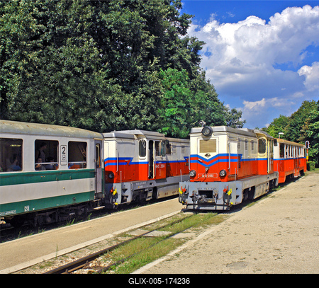 Széchenyi-hegyi Gyermekvasút, Budapest-stock-foto