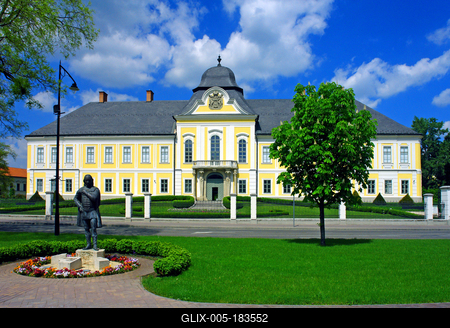 Hatvan, Grassalkovich-kastély-stock-foto