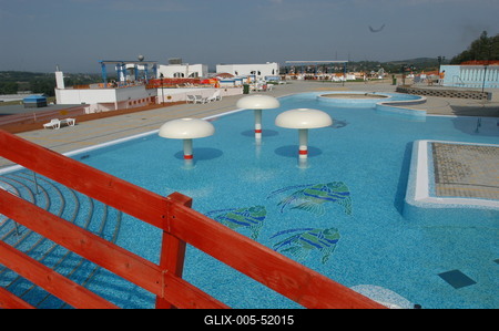 Aquaréna vízi szórakoztatópark-stock-foto