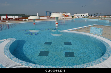 Aquaréna vízi szórakoztatópark-stock-foto